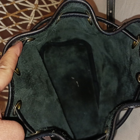 Dooney & Bourke~ Draw String Bucket bag- black - Picture 8 of 10